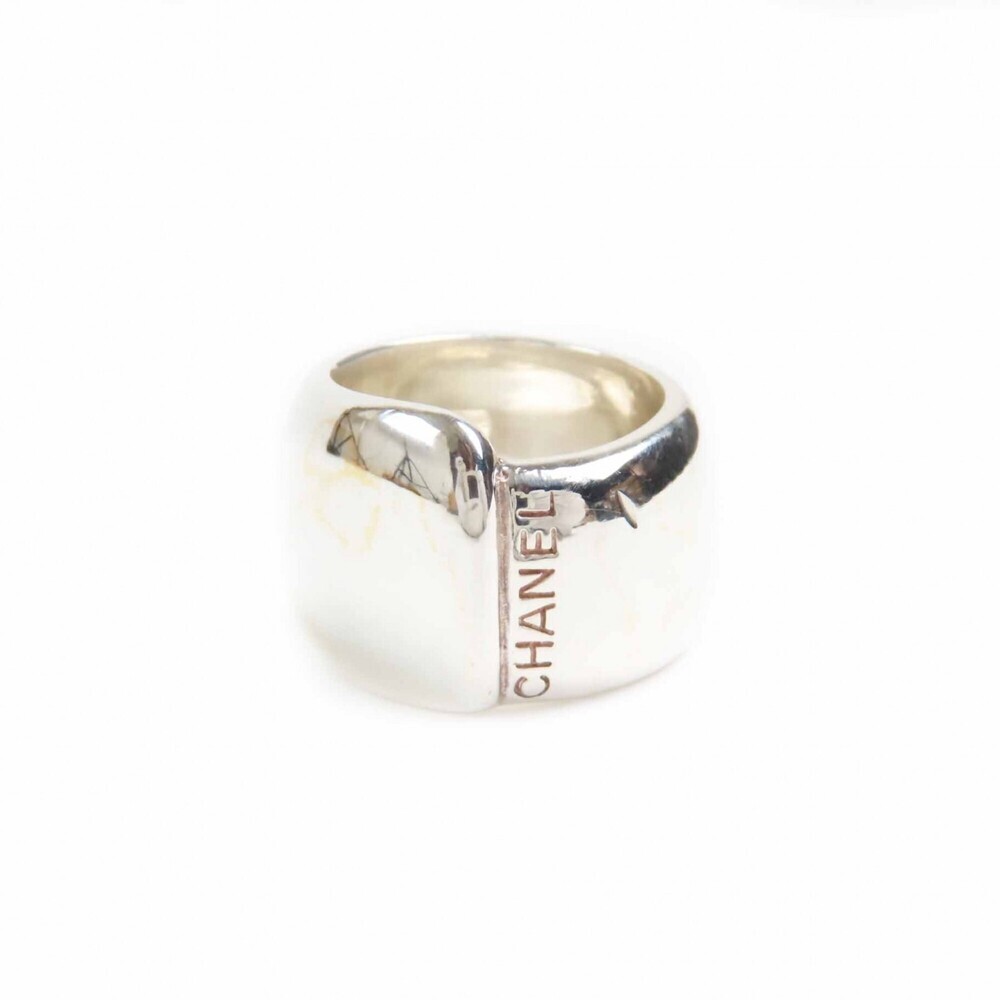 CHANEL Vintage Silver Ring